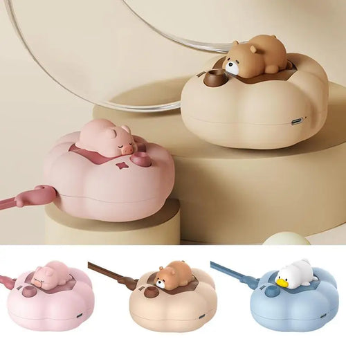 Cute animal rechargeable hand warmers: bear, pig and duck