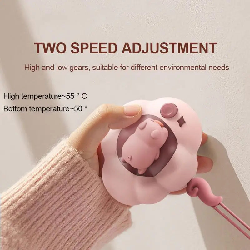 Cute animal hand warmer that comes as a bear, pig or duck