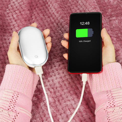 Pocket-size rechargeable hand warmer with 3 heat levels